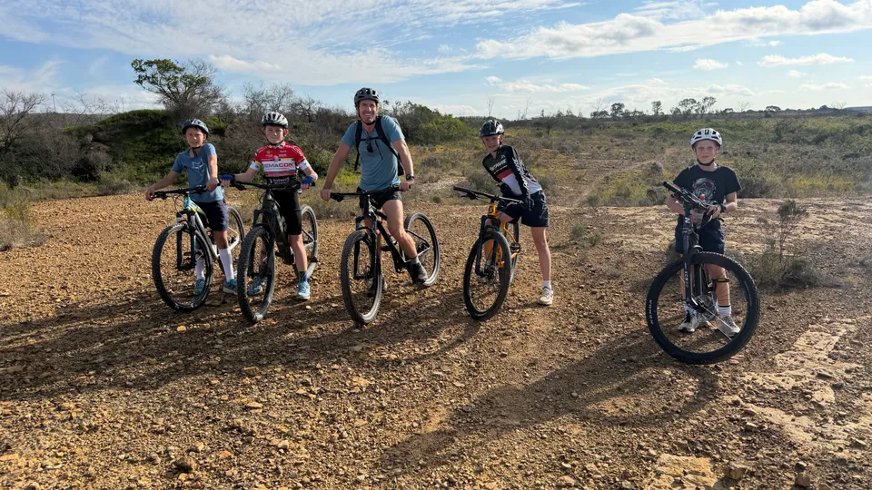 Sand plateau on the Worcester Valley Single Trail